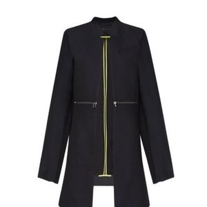 BCBG MAXAZRIA ARELIA WAIST ZIP JACKET SIZE XXS